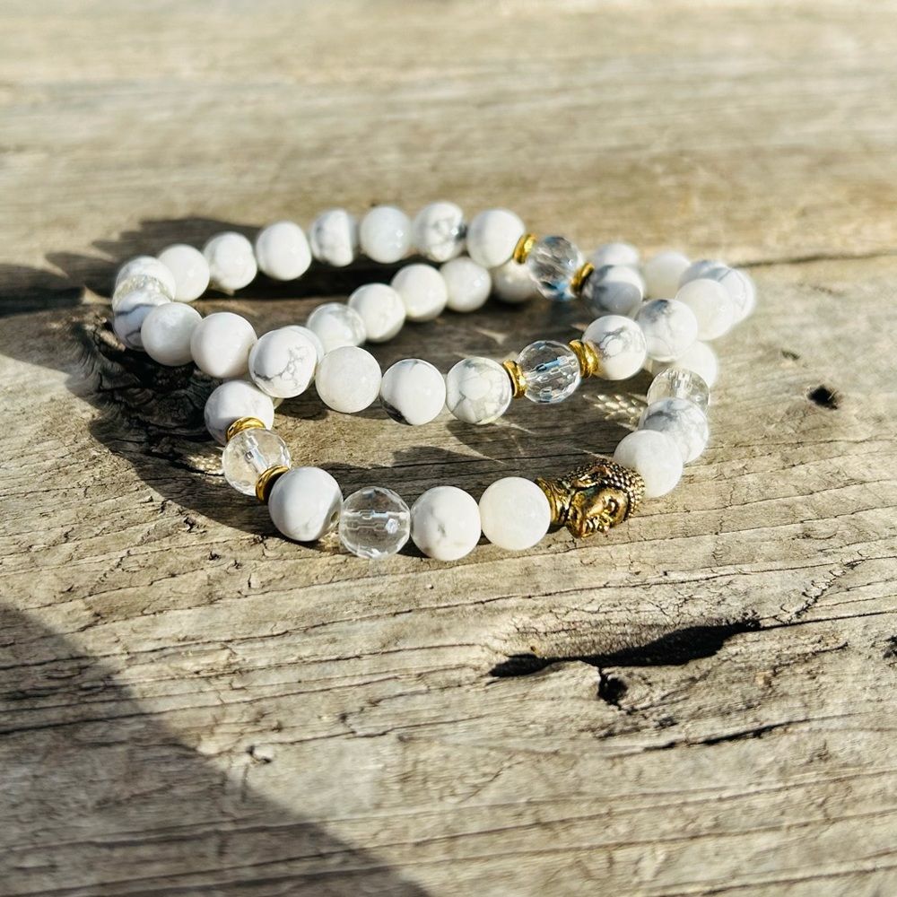 Mala double wrap bracelet with Buddha